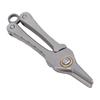 Rengue Alloy Nose Hair Scissors, Lightweight Portable Keyring Trimmer for Men and Women, Versatile Grooming Tool for Mustache and Eyebrow view 1