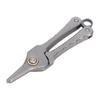 Rengue Alloy Nose Hair Scissors, Lightweight Portable Keyring Trimmer for Men and Women, Versatile Grooming Tool for Mustache and Eyebrow view 2