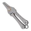 Rengue Alloy Nose Hair Scissors, Lightweight Portable Keyring Trimmer for Men and Women, Versatile Grooming Tool for Mustache and Eyebrow view 3