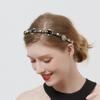 Zerodeko Pearl Rhinestone Hairband for Women, Alloy Simple Headband with Decorative Pearls and Sparkling Crystals, Stylish Hair Accessory for Parties and Daily Wear view 3