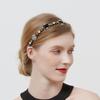 Zerodeko Pearl Rhinestone Hairband for Women, Alloy Simple Headband with Decorative Pearls and Sparkling Crystals, Stylish Hair Accessory for Parties and Daily Wear view 4