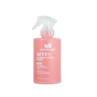 Natural Sant Wheres the Frizz 3-in-1 Hair Mist, Heat Defense & Detangler