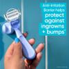 Gillette Venus Intimate Grooming Women's Razor for Pubic Hair and Skin, Bikini Razor, Handle + 3 Razor Refills view 2