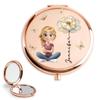 Wrappiness Personalized Compact Mirror for Women - Custom 2-Sided Mirror with Birth Month Flower, Ideal for Best Friends, Bridesmaids on Birthdays, or Anniversaries view 1