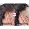 4C Edges Hairline Afro Kinky Curly Human Hair Wig 180% Density HD Invisible 13x4 Glueless Lace Front 100% Brazilian Human Hair Wig Pre Plucked Bleached Knots Curly Baby Hair Short Bob Afro Curly Wig view 4