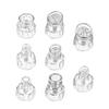 8pcs Plastic Microderma Heads Facial Aqua Peel Tips Water Peeling Caps Facial Care Skin Cleaning Tool Beauty Machine Replacement Spare Parts Transparent view 1