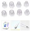 8pcs Plastic Microderma Heads Facial Aqua Peel Tips Water Peeling Caps Facial Care Skin Cleaning Tool Beauty Machine Replacement Spare Parts Transparent view 2