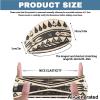 Babrukda Southwestern Aztec Headbands Set with Buttons Tribal Nursing Headwrap for Nurse Doctor Women Men Face Covering Holder Ear Protection Wide Stretch Hair Wraps Elastic Sweatband view 4