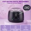Wolady Waxing Kit for Women men,Fast-Melting Digital Wax Warmer for Face Hair Removal,4 Bags Hard Wax Beads & 45 Sticks,At-Home Waxing Kit for Bikini,Brazilian,Eyebrows,Leg,Full Body view 3