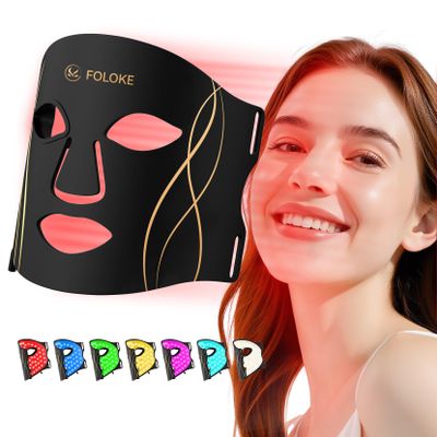 LED Light Therapy Mask Skin Care Mask, LED Red 6305nm & NIR 830nm Home Use
