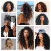 8 Packs Curly Crochet Hair for Women 10 Inch Short Pre Looped Ocean Wave Crochet Hair Deep Water Wave Twist Crochet Braids Synthetic Braiding Hair Extensions10 Inch,P4/30 view 2