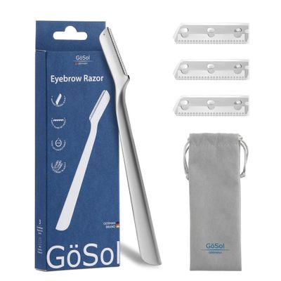 GSol Professional Metal Dermaplaning Razors W/Extra 3 Refills