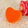 Makeup Brush Cleaner Scrubber Silicone Mat Wash Pad for Cosmetic Powder Liquid Brushes White Non Slip Quick Dry Tool view 1