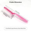 Dual-Sided Handle Grip Nail Cleaning Brush for Hands and Feet with Soft & Stiff Bristles (2 Pack) view 2