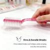 Dual-Sided Handle Grip Nail Cleaning Brush for Hands and Feet with Soft & Stiff Bristles (2 Pack) view 4