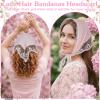 Nogeqi 2 Pcs Sweet Hair Scarf, Lace Hair Bandanas for Women, Cute Stylish Lace Head Scarf, Head Kerchief Summer Accessories (White, Pink) view 3