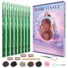 Arcpor Hair Tinsel Green Fairy Hair Tinsel Kit Girls Fun Accessories 48Inch view 1