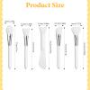 5PCS Silicone Face Mask Brush Facial Silicone Mud Mask Applicator, Soft Jelly Face Mask Tool Lotion Applicator for Skincare - White Color view 2