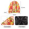 Summer Pineapple Hibiscus Hair Bonnet for Sleeping 1 PC Satin Sleep Bonnets for Women Men Satin Lined Sleep Night Cap For Curly Hair Wrap view 4