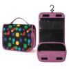 MZERSE Travel Hanging Toiletry Bag with Sturdy Hook Rainbow Paint Splash, Waterproof Cosmetic Organizer for Bathroom Shower view 4