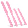2 Pcs Silicone Paint Stir Stick Set, Reusable Silicone Wax Sticks with 2 Pcs Spatula Scraper, Paint Stirring Sticks for Mixing Epoxy DIY Crafts Home Salon Body Use(Pink) view 1