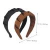 Ciieeo 2pcs Wide Cloth Headbands for Women, Non-slip Retro Hair Accessories with Elastic Stretch, Suitable for Face Washing and Daily Wear view 2