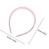 INOOMP 2pcs Rhinestone Wide Headband Hairband Set, Glitter Bejewelled Black and Pink Hair Accessories for Women, Fashion Sparkle Hairbands Suitable for Daily and Party Wear view 2