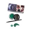 Yinhing Long Lasting Dye Cream 5 Colors Non Dizzy Velvety Texture Gel for Brightening Eyes Bigger Look Black Coffee Blue Purple (#05 Green) view 2