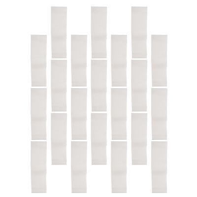 NUOBESTY 100pcs Disposable Spa Hair Bands Non-woven Wide Hair Headbands White for Skincare Beauty Salon Use