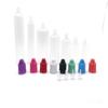 Plastic Squeeze Bottles with Childproof Caps multiple capacities 5ml / 15ml / 30ml / 60ml /100ml / 120ml, Empty Dropper Bottles with Colorful Caps (10, White, 50ml) view 1