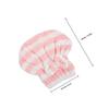 LIFKOME Microfiber Hair Drying Towel Cap Set Double-Layer Thick Absorbent Hair Wrap Turban for Women in Pink White Gray White for Bath and Travel view 2