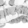 LIFKOME Microfiber Hair Drying Towel Cap Set Double-Layer Thick Absorbent Hair Wrap Turban for Women in Pink White Gray White for Bath and Travel view 3