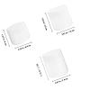ABOOFAN 3pcs Refillable Cosmetic Cream Jars Set with Lids White Smooth Surface 50g 100g 120g Small Portable Lotion Dispensers for Travel and Facial Skincare view 2