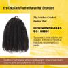 50g 14inch Water Wave Pre-Separated Miracle Knots Feather Crochet Hair view 2