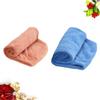 TEHAUX 2pcs Thickened Fast Dry Hair Towels Absorbent Dry Hair Caps Microfiber Shower Turban for Women and Men Bathroom Use Brown + Blue view 4