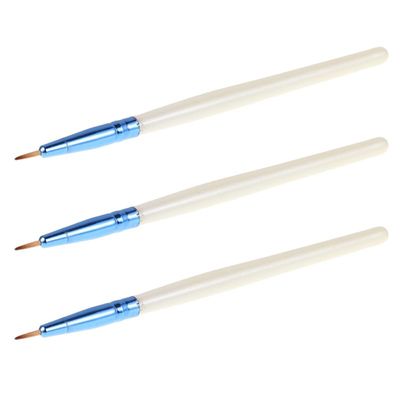 3pcs Fine Point Eyeliner Brush Applicators Portable Eye Gel Makeup Tools for Precise Eye Liner Application and Detailed Cosmetic Use