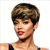 Unipearl Short Highlight Pixie Cut Wigs for Black Women 1B/27 Ombre Short Layered Pixie Human Hair Wigs with Bangs Brazilian Virgin Human Hair Wig for Women Glueless Full Machine Made Wig view 1