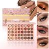 TUOSHITONG Glitter Nude Eyeshadow Palette, Professional High Pigmented Matte Colorful Pallet, Matte Shimmer Glitter Eye Shadow, Highly Pigmented Long Lasting Waterproof Eye Shadow Powder(40color) view 4
