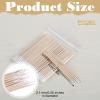 400PCS Pointed Cotton Swabs with Wooden Sticks, Precision Cotton Tipped Applicators, Microswabs for Nails Eyelash Extensions, Makeup Ear Nail Tattoo Crafts view 2