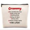 kdqua Grammy Gifts Makeup Bag, Grammy Gifts for Mother's Day from Grandkids, Best Grandma Gift for Birthday from Grandson Granddaughter Cosmetic Bags Zipper Pouch Travel Organizer Toiletry Bag view 1