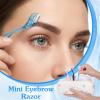6Pcs Portable Mini Eyebrow Razor Trimmer, Mini Eyebrow Razor, Brow Touch Up Razors Multipurpose Face Trimmers with Precision Cover Small Shaver for Women Makeup Face Care Tools view 3
