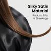 2 Pack Shower Caps for Women Reusable Waterproof Hair Cap Solid Color Long Hair Bath Wear view 4