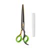 Professional Hair Cutting Scissors 6.5 Inch, Black-gold, Premium Stainless Steel Haircut Scissors - Barber & Salon Shears for Women, Men, Kids, Includes Comb & Finger Ring view 1