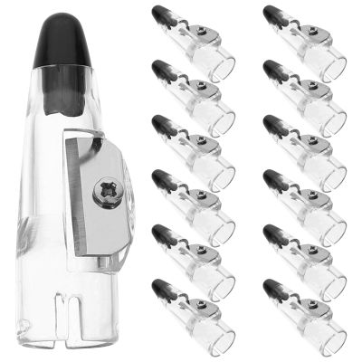 Gogogmee 30pcs Cosmetic Makeup Pencil Sharpener - Manual Eyeliner/Lip Liner/Eyebrow Sharpener - Single Hole Lip Crayon Sharpening Tool for Women