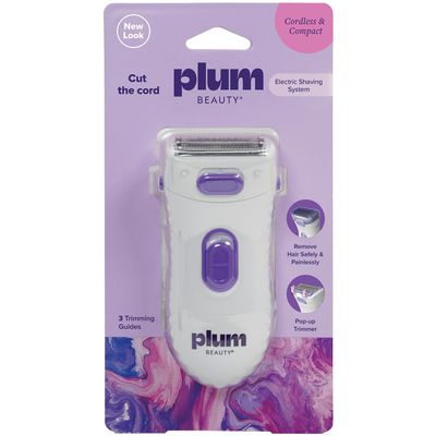 Plum Beauty Electric Shaver for Women, Cordless Wet & Dry Foil Shaver