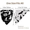 RODAILYCAY 4 Pieces Hair Scarfs Headband, White Pumpkin Ghost Halloween Background Triangle Head Scarves, Non Slip Hairband Bandanas, Head Kerchief for Women Girls view 4