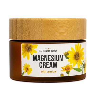 Magnesium Cream with Arnica Montana for Sore Muscles, Tension & Joint Comfort | Arnica Magnesium Lotion with Shea Butter, Mango Butter & Apricot Oil
