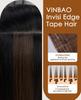 VINBAO Blonde Seamless Tape in Hair Extensions Human Hair Balayage view 4