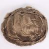 Voloria Toupee for Man 0.04cm Ultra Thin Skin PU Men's Hairpiece European Virgin Human Hair Replacement System Pieces 10x8inch 18# Ash Blonde Brown Color view 4