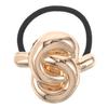 Beatifufu Geometric Metal Ponytail Hair Tie Cuff Elastic Hair Bands Headwear for Women Accessories view 1